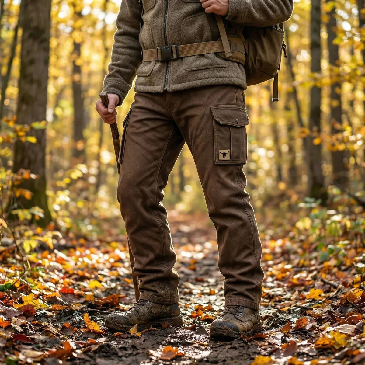 Salvador | Pantalón de Trabajo de Lona Hombre Cargo Multipocket