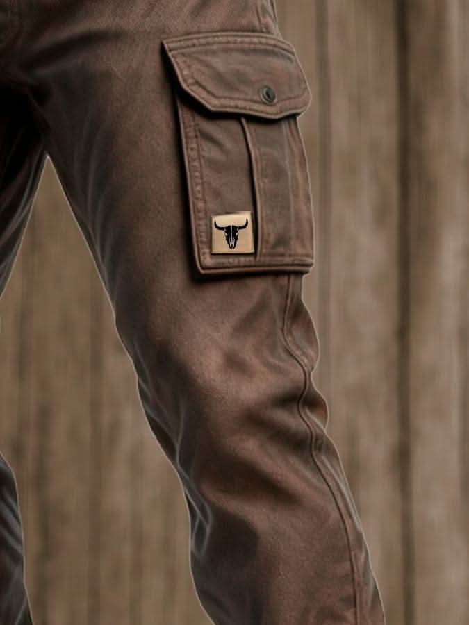 Salvador | Pantalón de Trabajo de Lona Hombre Cargo Multipocket