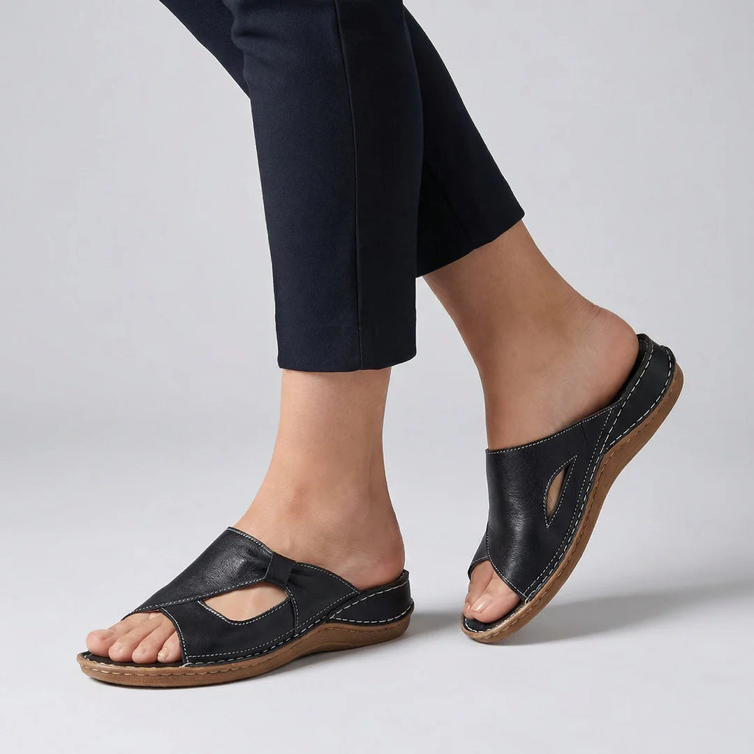 Sandalias Planas Cómodas Mujer Hebilla