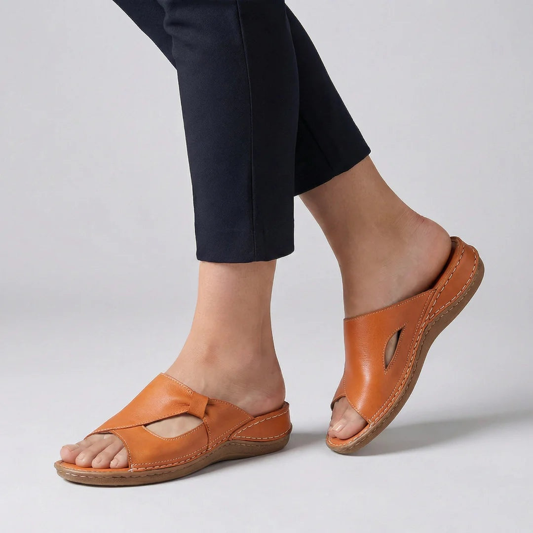 Sandalias Planas Cómodas Mujer Hebilla
