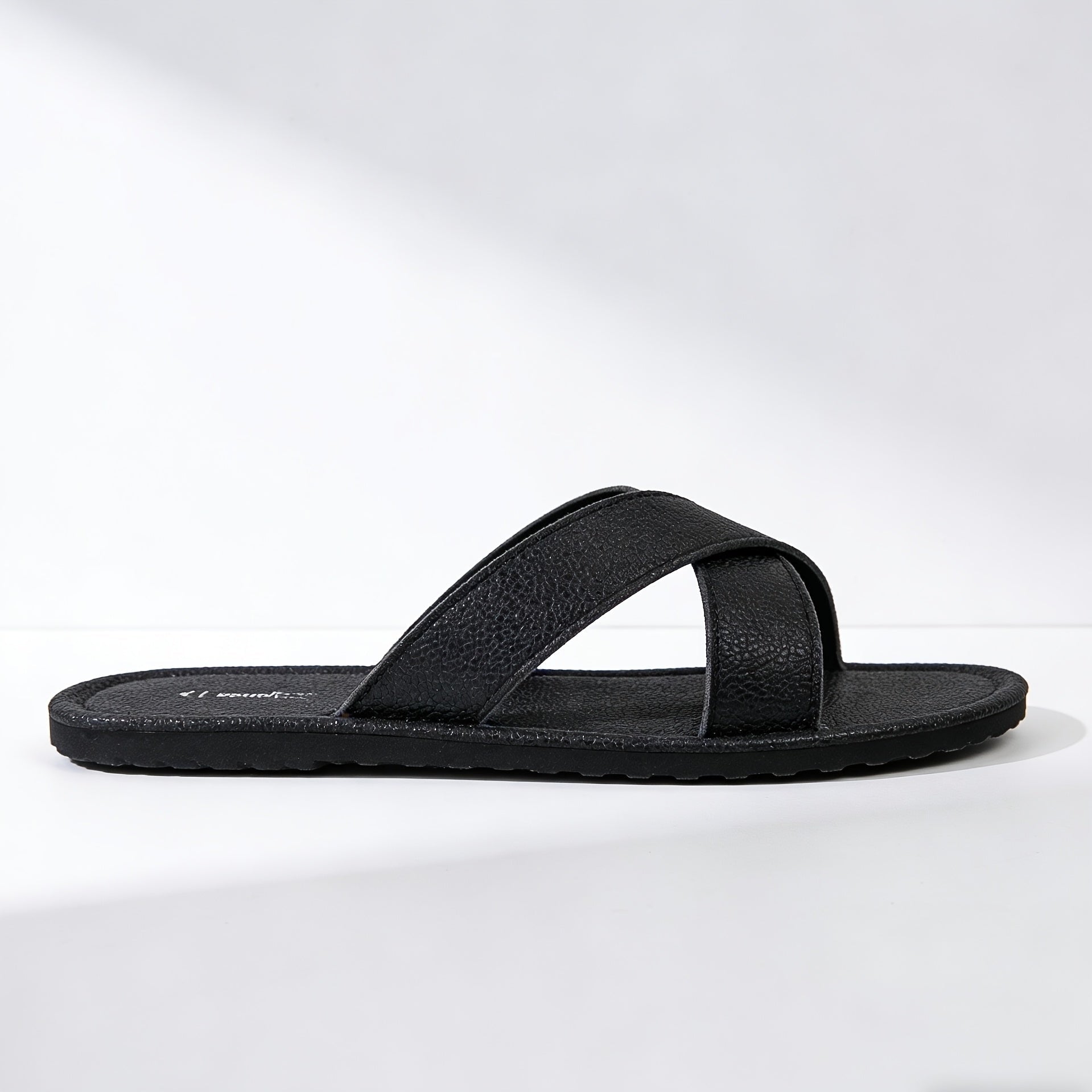 Sandalias Planas Cruzadas Hombre Slip On