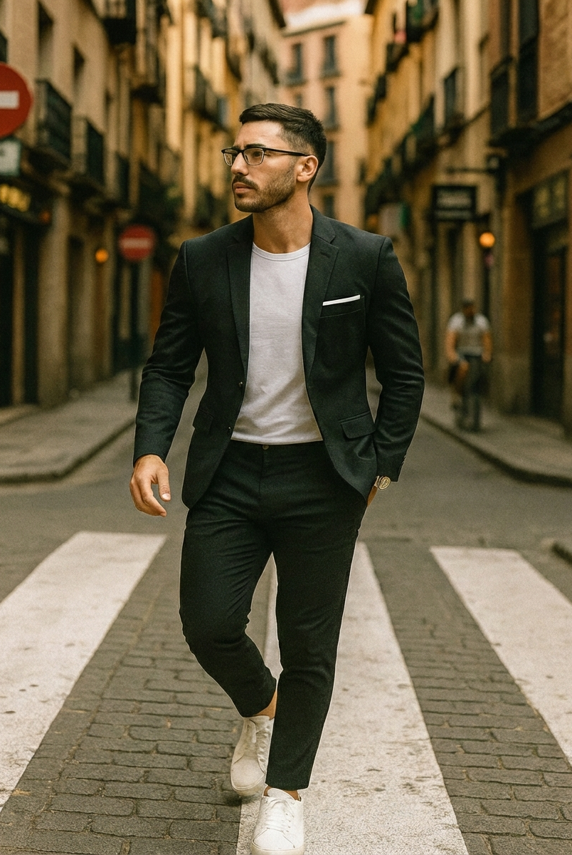 Sebastián | Traje Formal de Chaqueta Hombre Corte Entallado