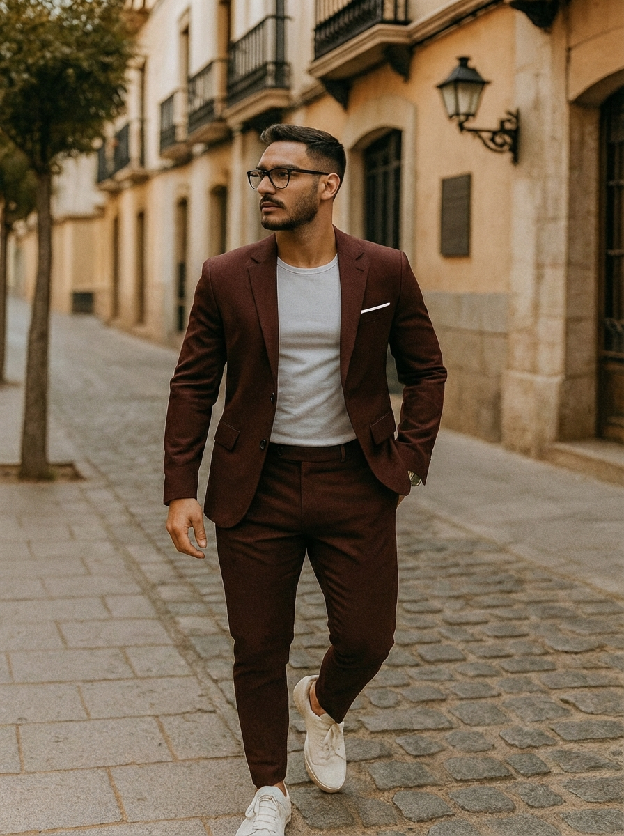 Sebastián | Traje Formal de Chaqueta Hombre Corte Entallado