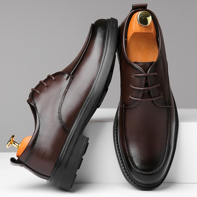 Sergio | Blucher de Piel Hombre Cordones Suela Gruesa