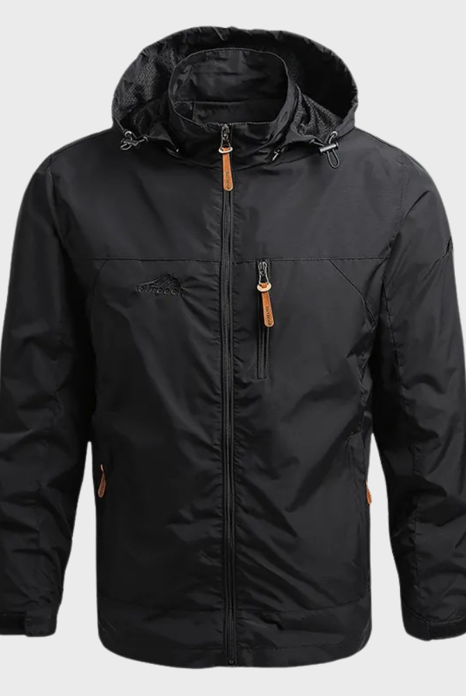Sergio | Chaqueta Impermeable Hombre con Capucha Cortavientos
