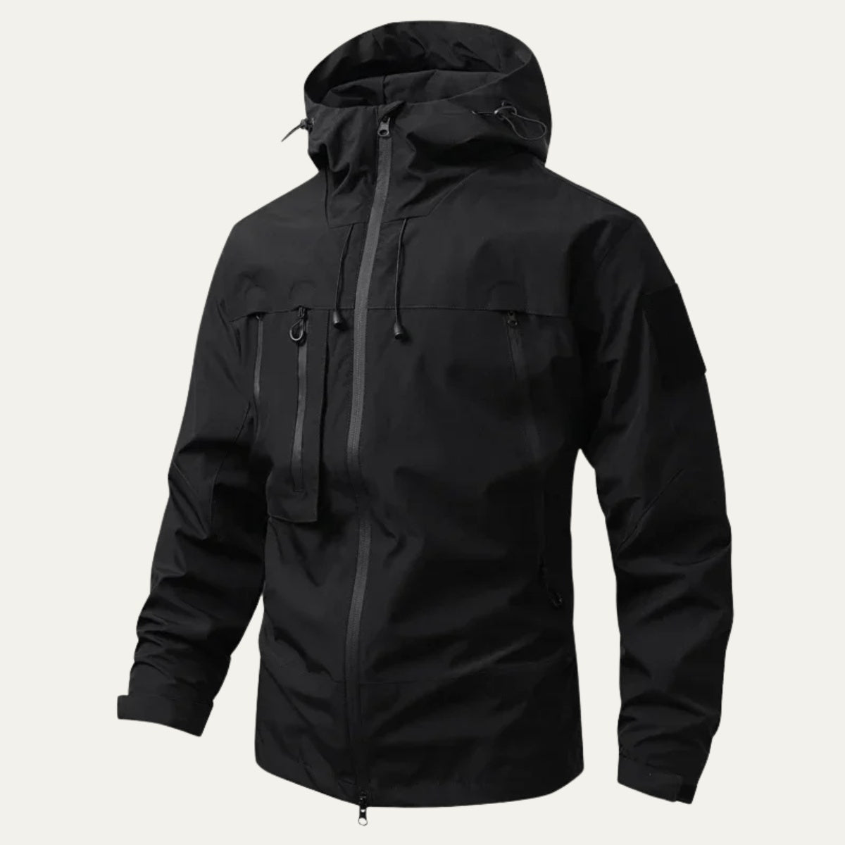 Sergio | Chaqueta Militar Hombre Impermeable con Capucha Multipocket