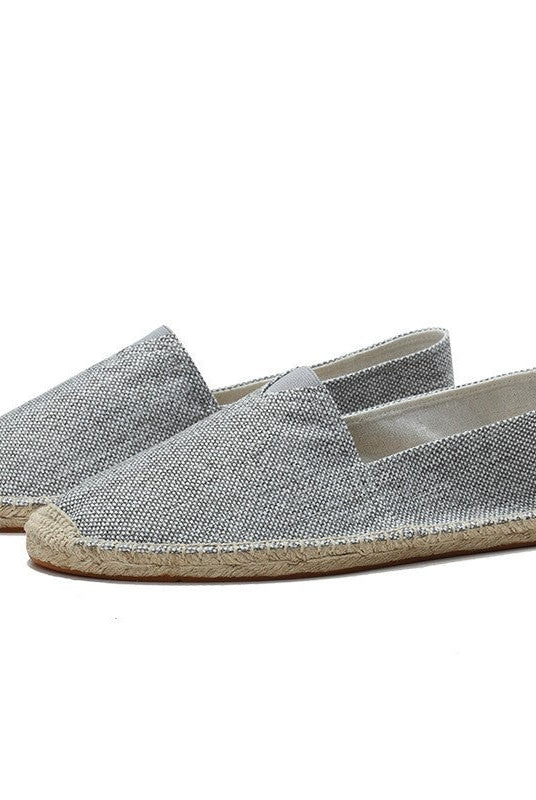 Sergio | Espadrillas de Lino Sin Cordones Hombre Suela Yute