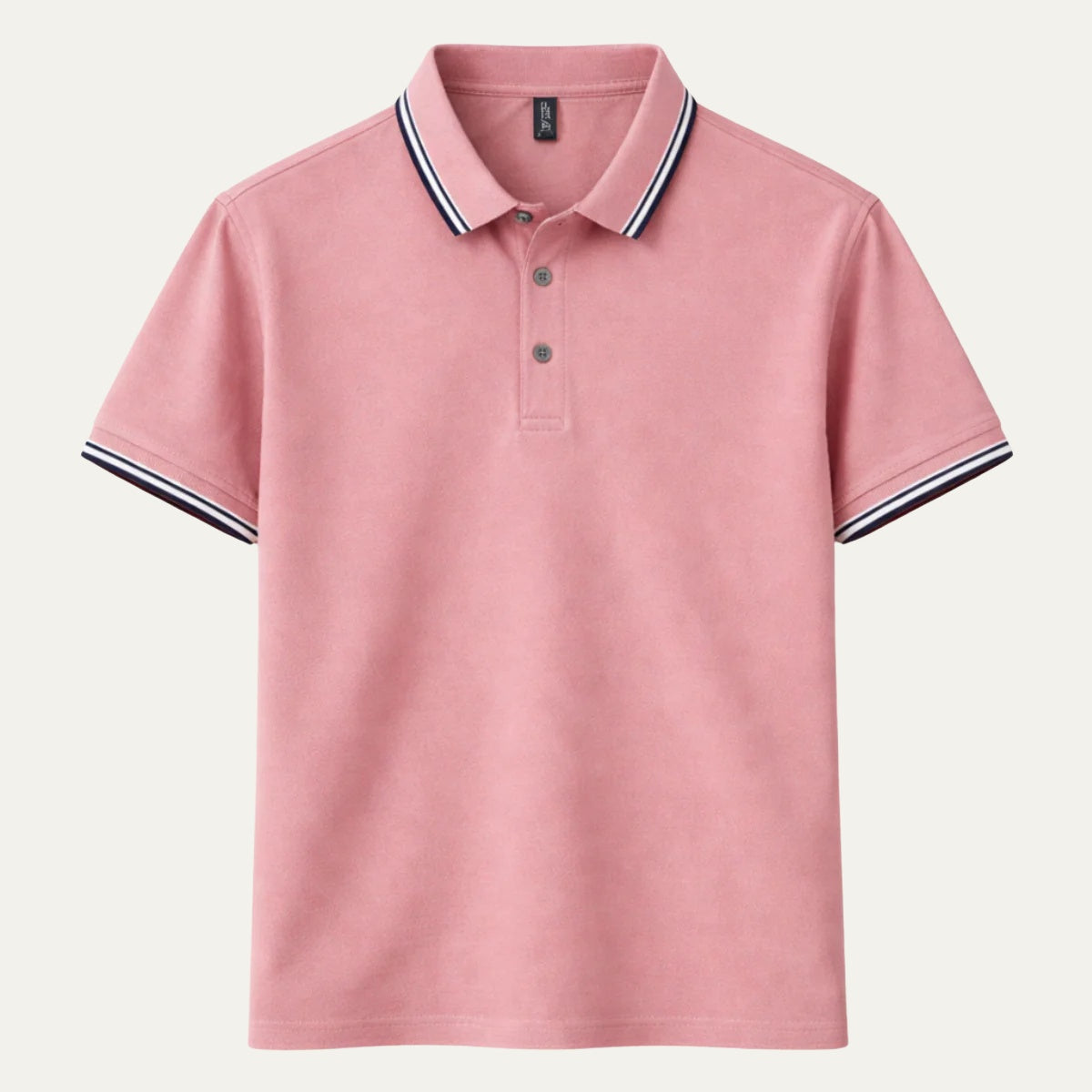 Sergio | Polo de Algodón de Manga Corta Hombre Cuello Contraste