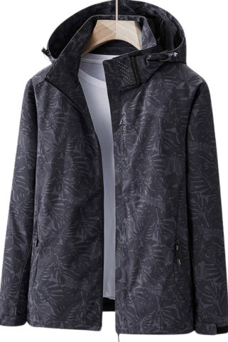 Silvia | Chaqueta Softshell Impermeable Mujer Estampada con Capucha