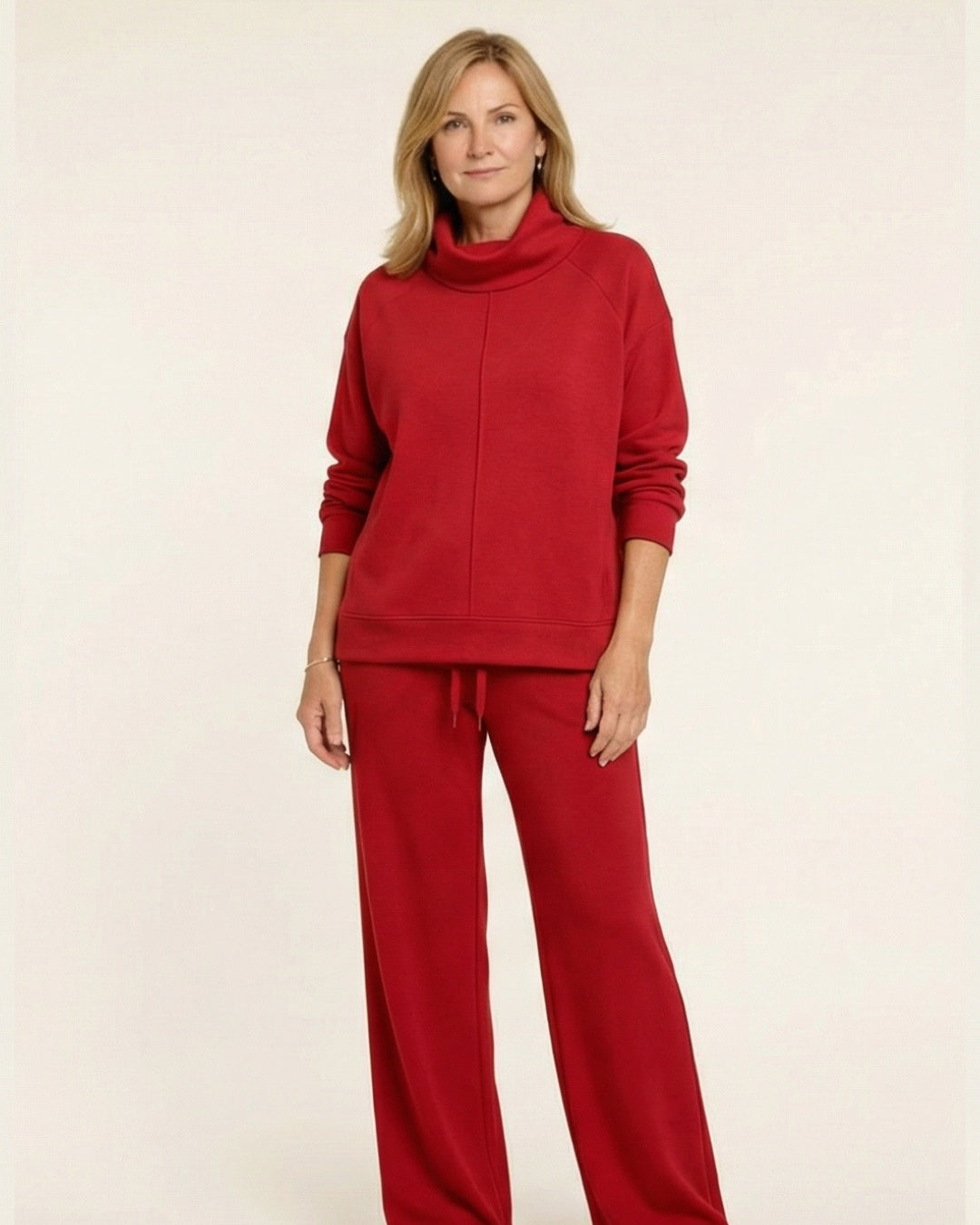 Sonia | Conjunto Chándal Deportivo Mujer Cuello Alto Pantalón Ancho