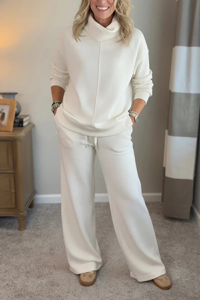Sonia | Conjunto Chándal Deportivo Mujer Cuello Alto Pantalón Ancho