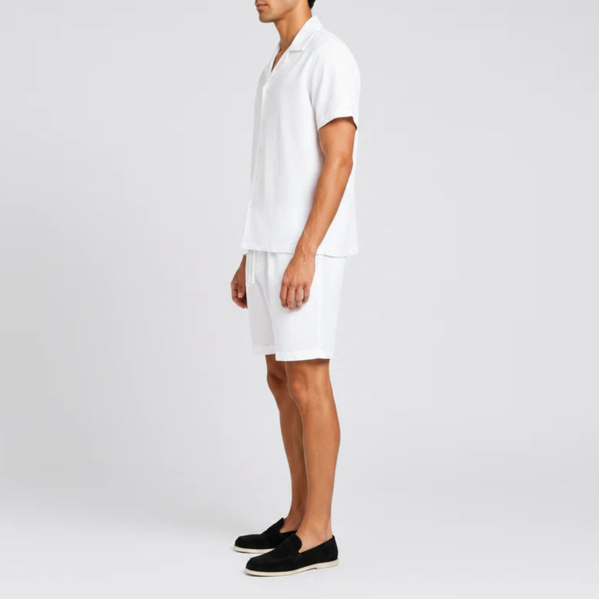Tomás | Conjunto de Lino Hombre Camisa y Pantalón Corto