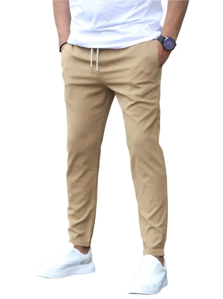 Tomás | Pantalón Chino de Algodón Elástico Hombre Corte Slim