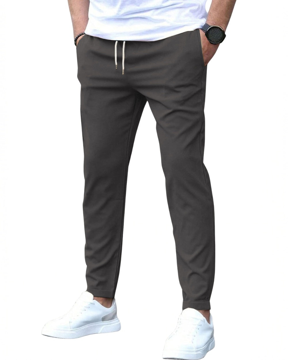 Tomás | Pantalón Chino de Algodón Elástico Hombre Corte Slim