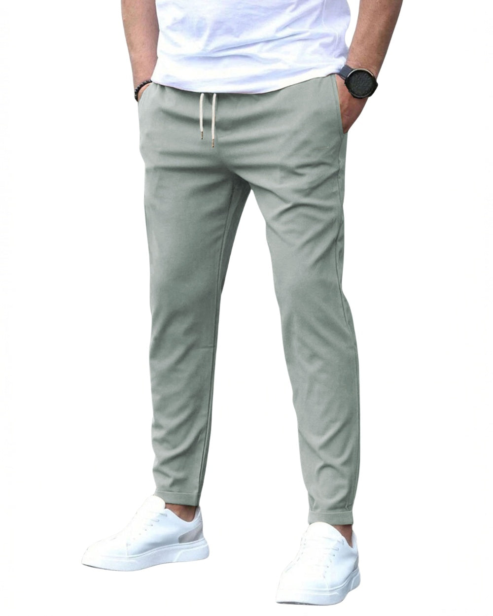 Tomás | Pantalón Chino de Algodón Elástico Hombre Corte Slim