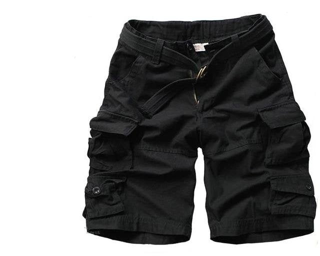 Tomás | Pantalón Corto Cargo Estampado Camuflaje Hombre Múltiples Bolsillos