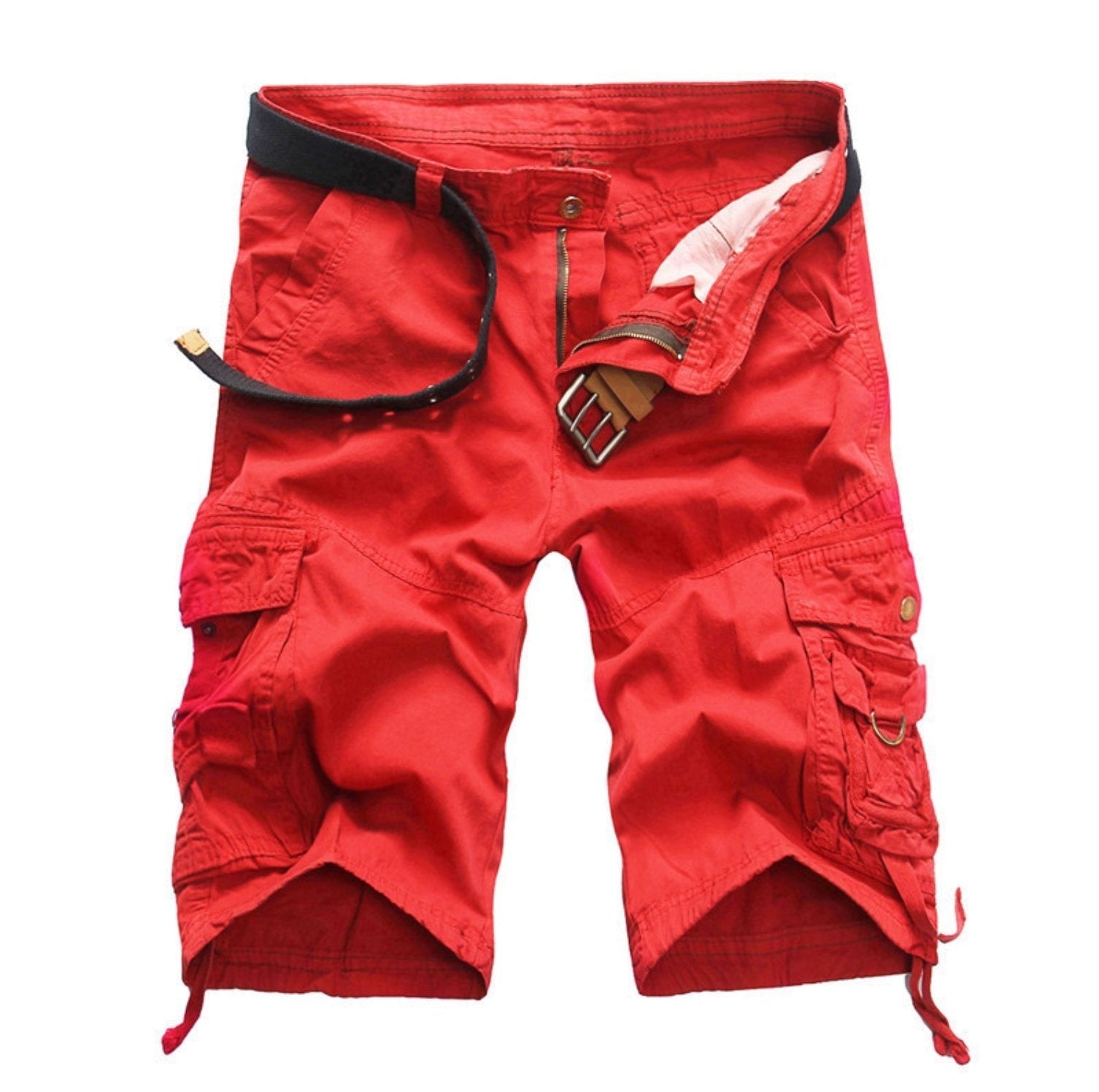 Tomás | Pantalón Corto Cargo Estampado Camuflaje Hombre Múltiples Bolsillos