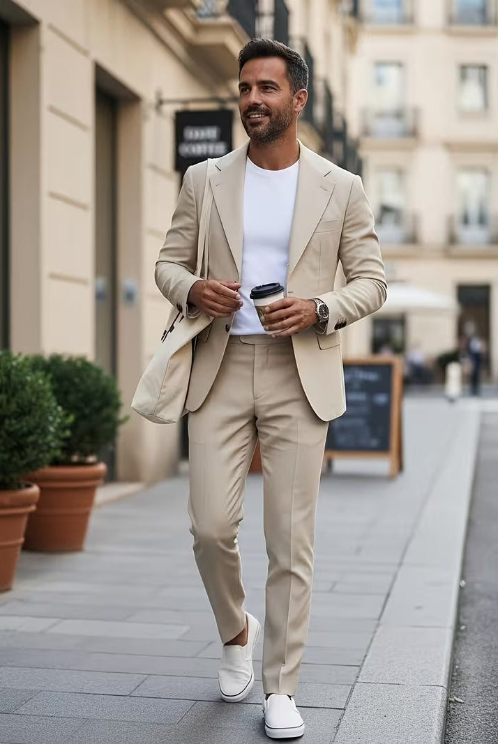 Traje de Dos Piezas Slim Fit Hombre