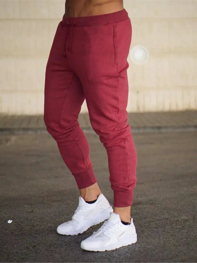 Unai | Pantalón Chándal Hombre Slim Fit Puños Elásticos