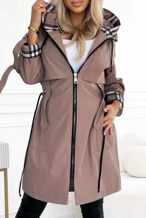 Vega | Chubasquero Impermeable con Capucha Mujer Cremallera