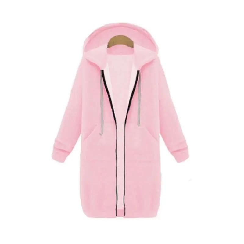 Vega | Sudadera con Cremallera Larga Mujer con Capucha Oversize