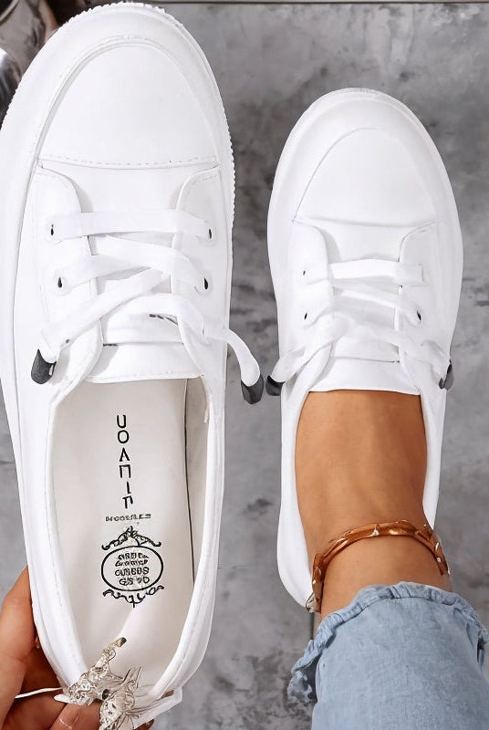 Vega | Tenis de Vestir Mujer Cordones Suela Plana