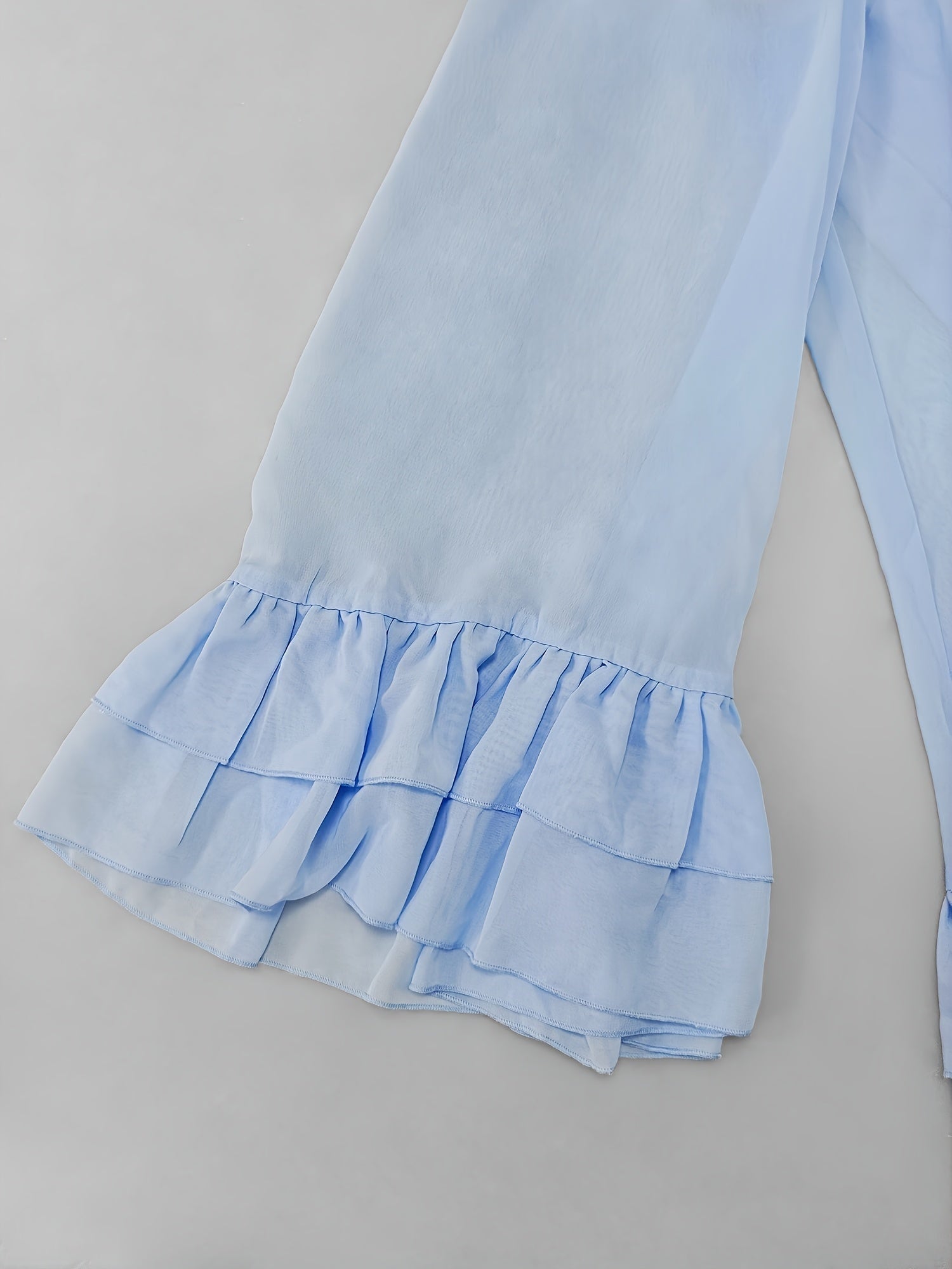 Vestido Corto de Fiesta con Volantes Mujer Cuello Alto
