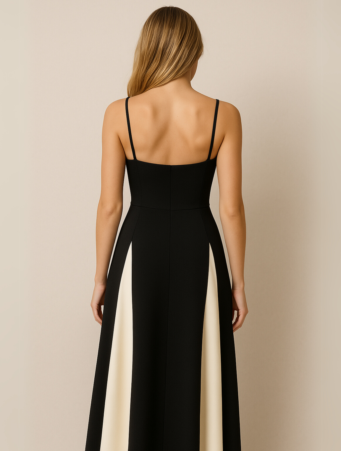 Vestido Largo de Gala Mujer Tirantes Escote Corazón
