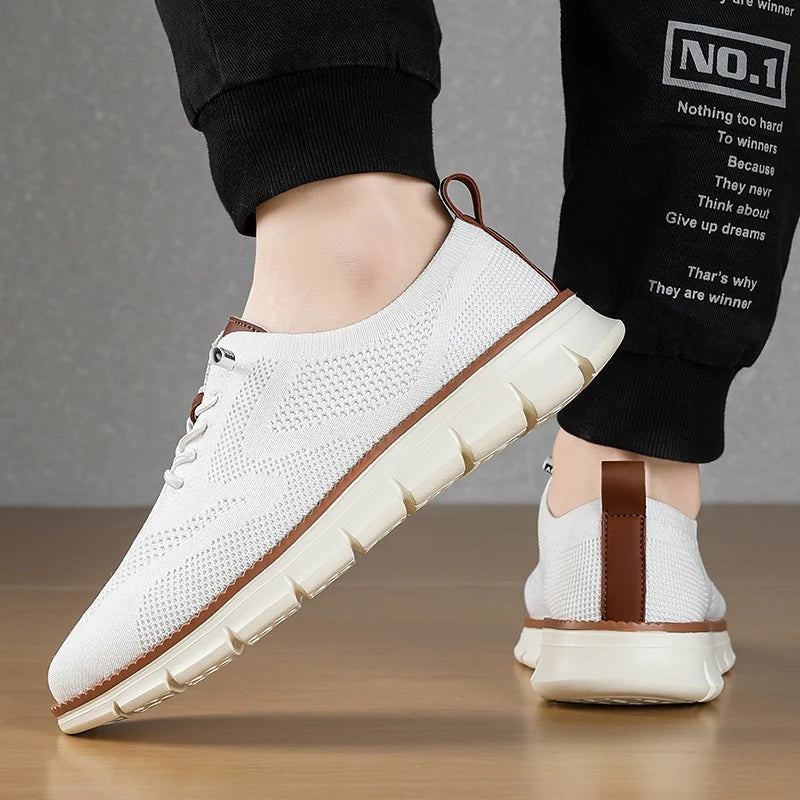 Zapatillas Casual de Malla Transpirable Hombre Sin Cordones