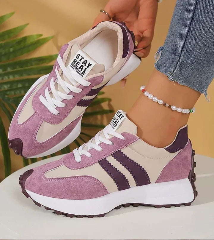 Zapatillas Casual Retro Mujer Plataforma