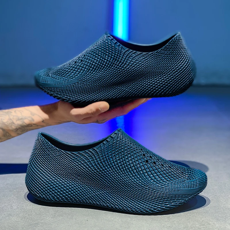 Zapatillas Running Sin Cordones Hombre Suela Texturizada