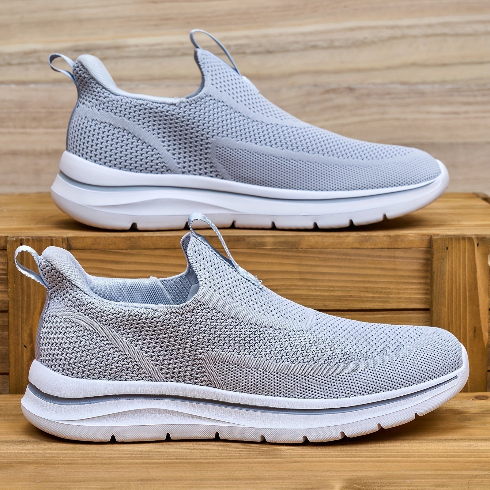 Zapatillas Sin Cordones Casual Hombre Malla Transpirable