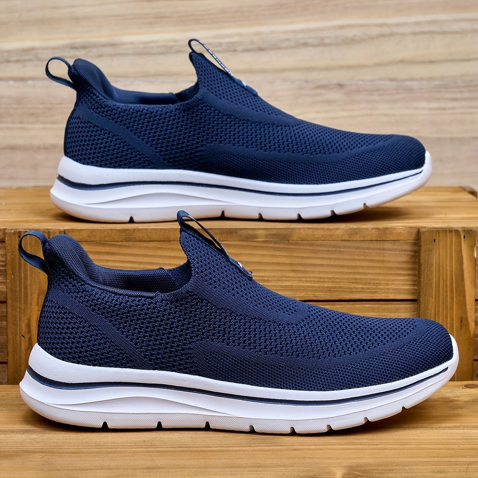 Zapatillas Sin Cordones Casual Hombre Malla Transpirable