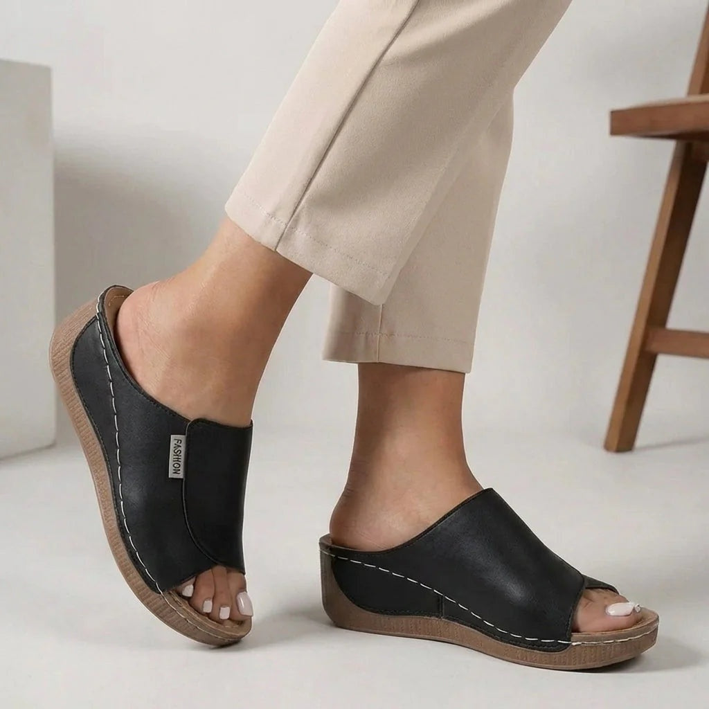 Zapatillas Sin Cordones Cuña Mujer Plataforma