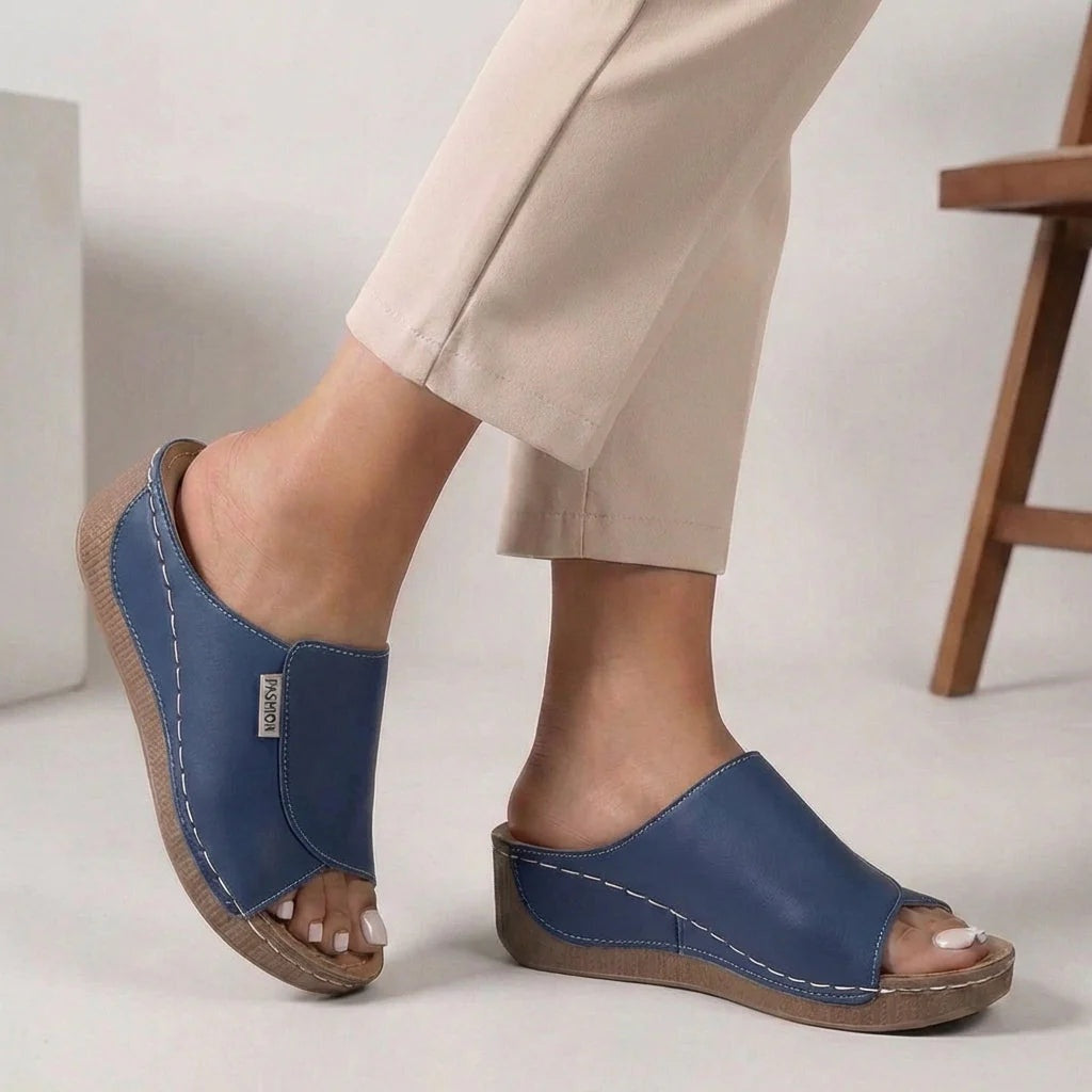Zapatillas Sin Cordones Cuña Mujer Plataforma
