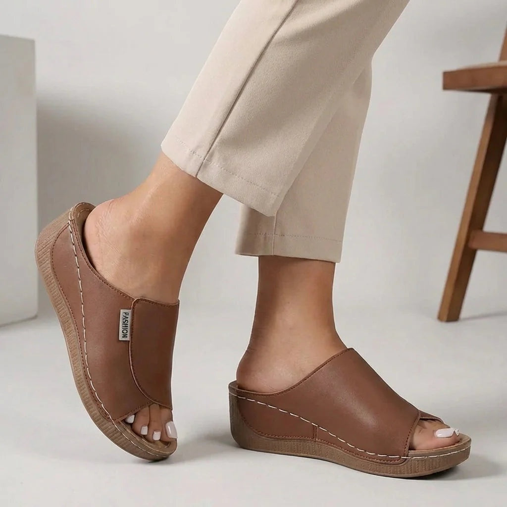 Zapatillas Sin Cordones Cuña Mujer Plataforma