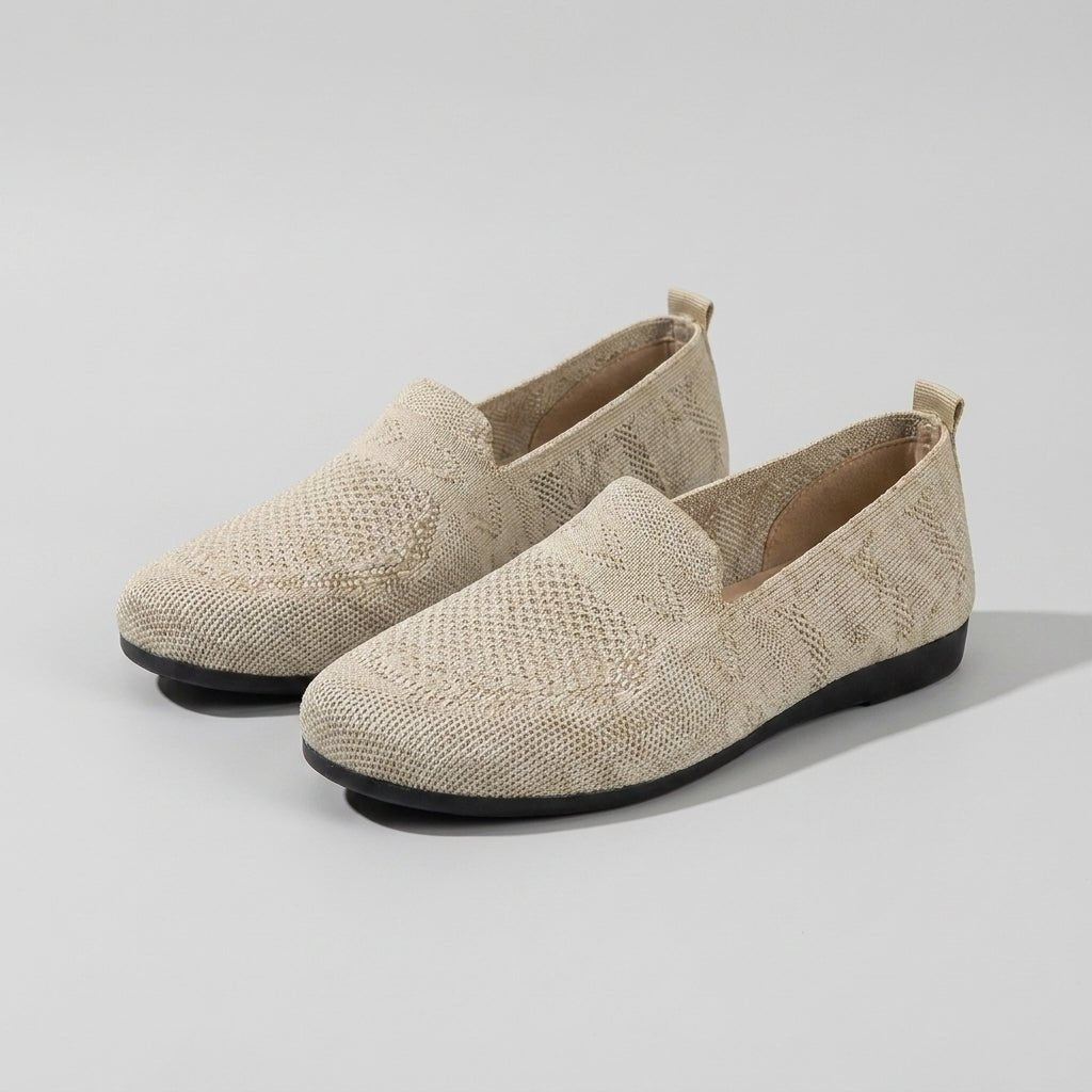 Zapatos Sin Cordones de Tejido Mujer Slip On