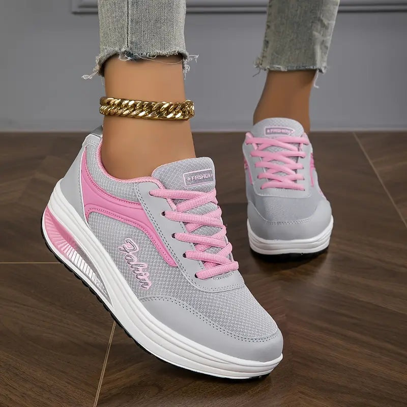 Abril | Zapatillas de Deporte Mujer Cordones Suela Amortiguada