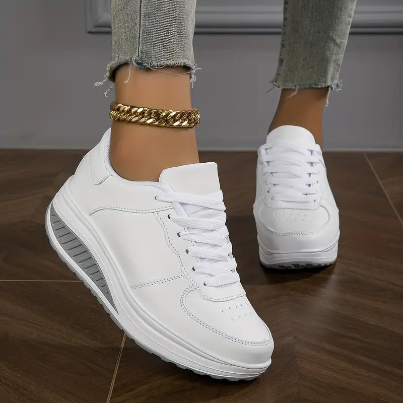 Abril | Zapatillas de Deporte Mujer Cordones Suela Amortiguada