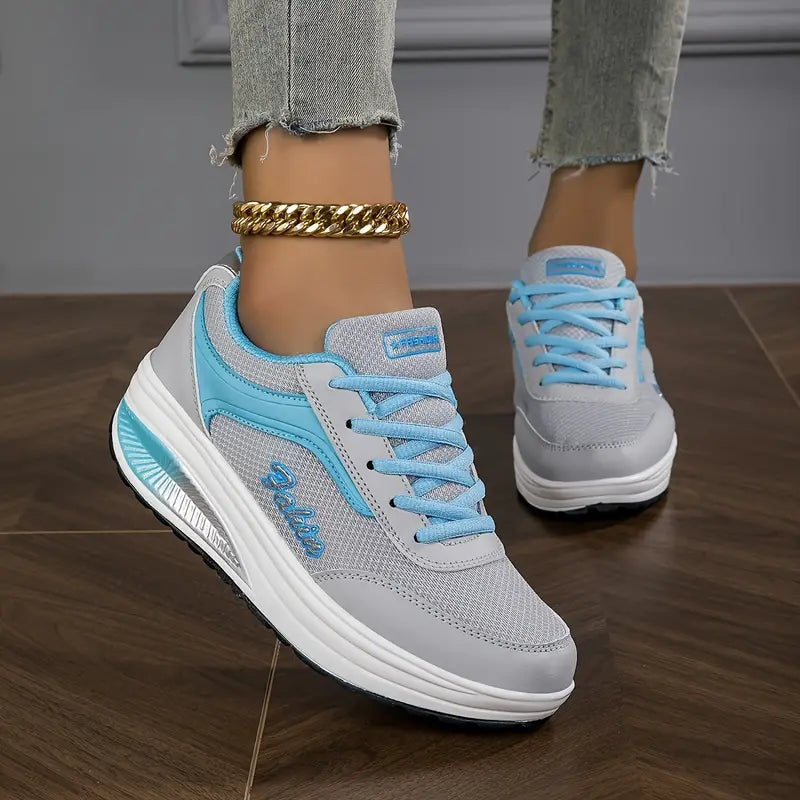 Abril | Zapatillas de Deporte Mujer Cordones Suela Amortiguada