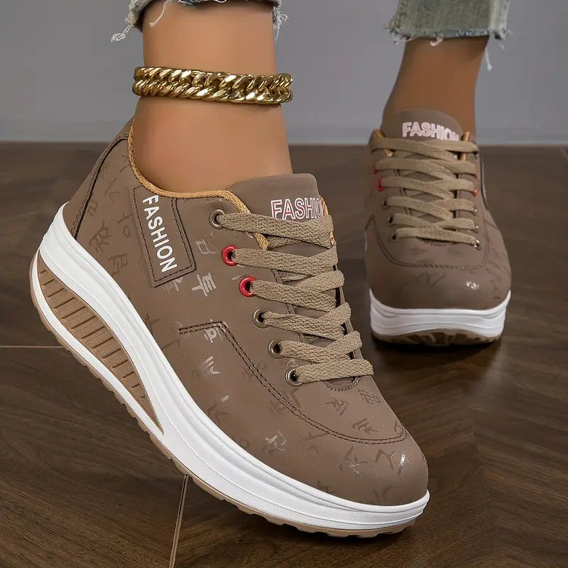 Abril | Zapatillas de Deporte Mujer Cordones Suela Amortiguada