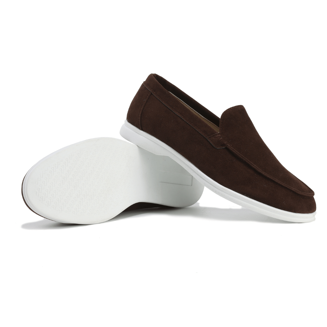 Diego | Zapatillas Sin Cordones de Ante Hombre Slip On