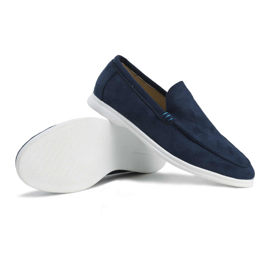Diego | Zapatillas Sin Cordones de Ante Hombre Slip On