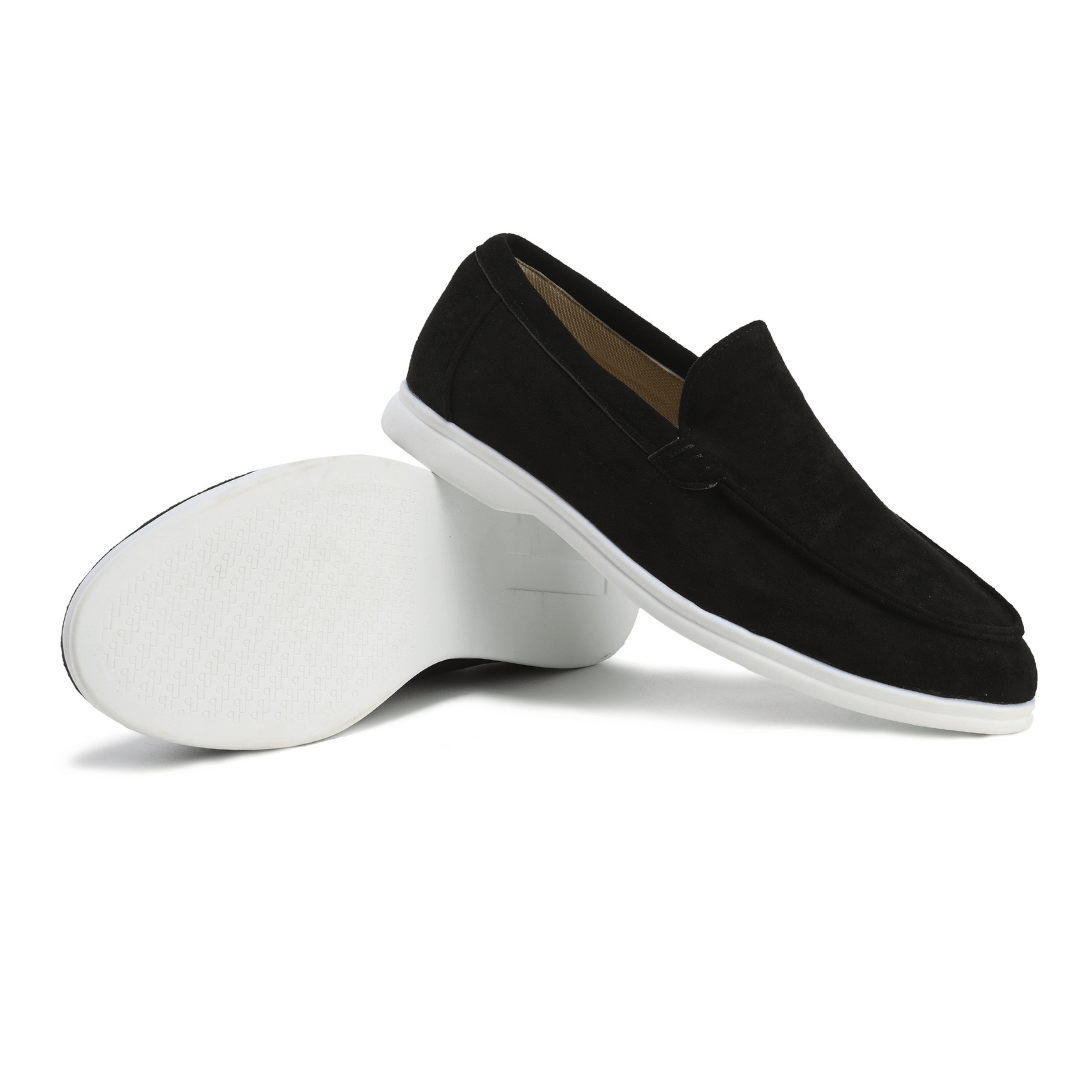 Diego | Zapatillas Sin Cordones de Ante Hombre Slip On