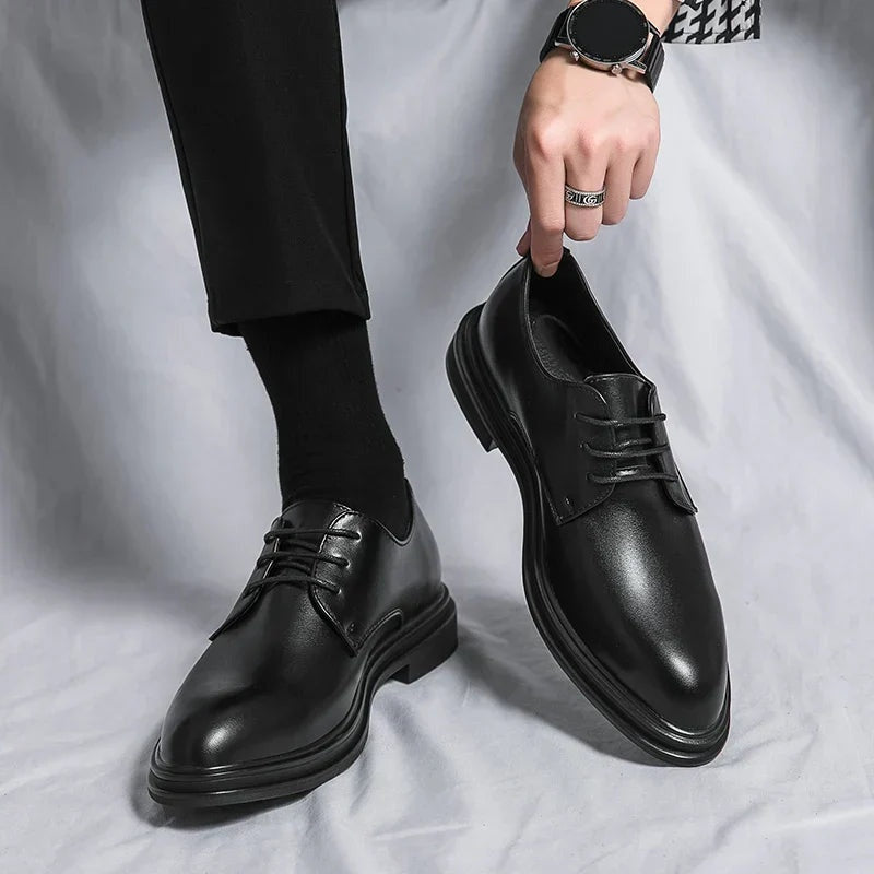 Adrián | Zapatos Derby de Charol Hombre Cordones Elegantes
