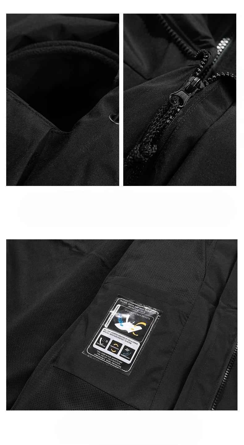 Adriana | Chaqueta Impermeable 3 en 1 con Forro Polar Mujer Capucha
