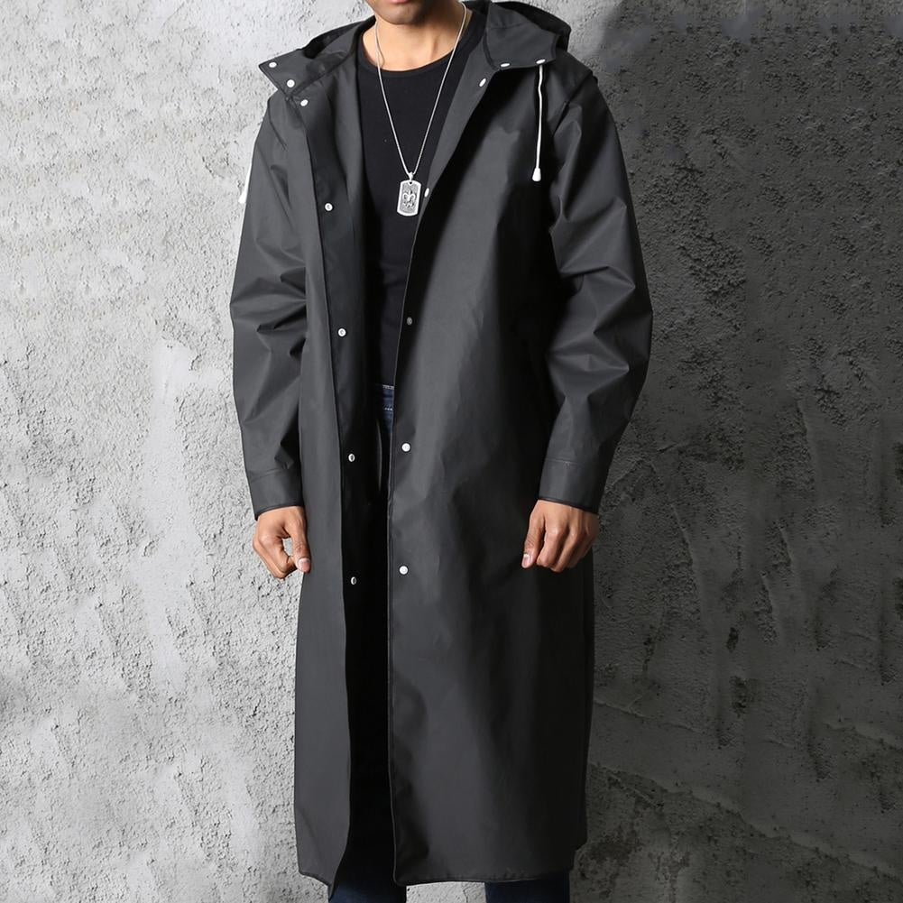 Aitor | Chubasquero Largo Impermeable Hombre con Capucha