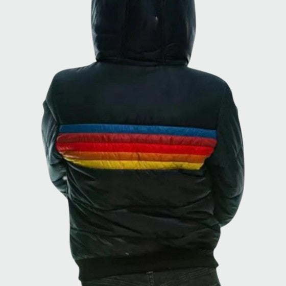 Alma | Chaqueta Acolchada Impermeable Mujer Estampado Multicolor