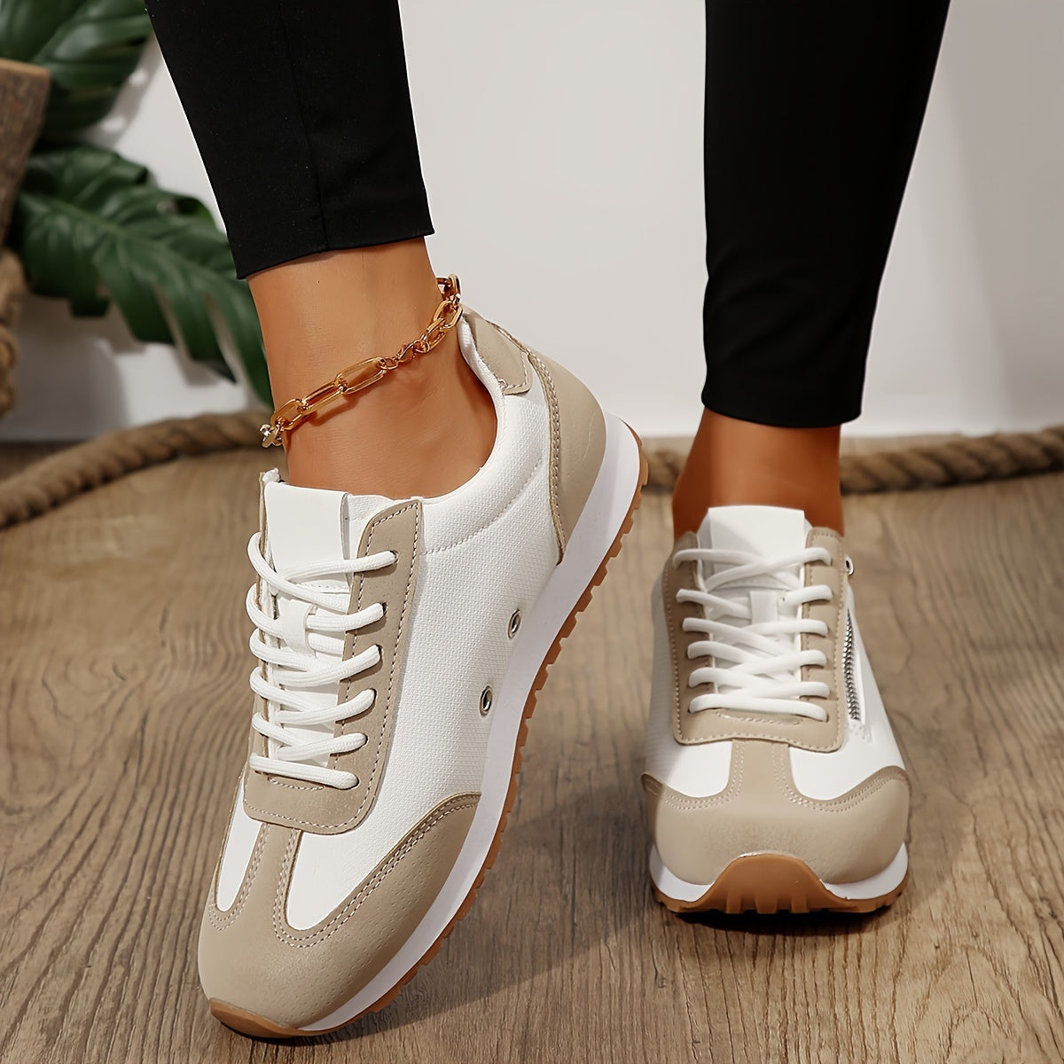 Alma | Zapatillas de Vestir Mujer Cordones Suela Gruesa