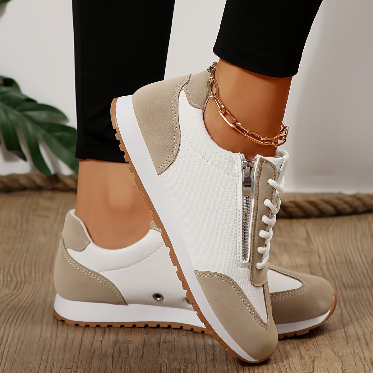Alma | Zapatillas de Vestir Mujer Cordones Suela Gruesa